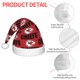 thumbnail image 5 of Gorro de Papá Noel de peluche para niños y adolescentes de 4 a 12 años de KC Chiefss, gorro navideño para niños y niñas, regalo para fiestas navideñas, protección contra el frío y calidez, 5 of 7