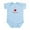 Sky Blue, variant on CafePress - I Love (Heart) Pepere Infant Bodysuit - Baby Light Bodysuit, Size Newborn - 24 Months