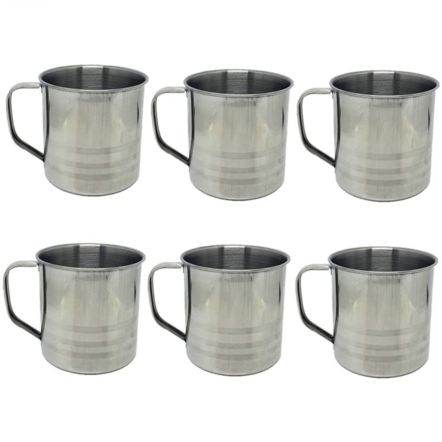 IMEEA Double Wall Stainless Steel Coffee Mugs - 13.5oz Unbreakable Camping Cups, Set Of 2