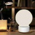 thumbnail image 6 of Sikiie Minimalist Crosshatch Dots Acrylic Night Light Gift Custom Acrylic Night Light LED Lights for Bedroom Home Office, 6 of 9