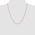 thumbnail image 4 of Auriga Fine Jewelry 14K Rose Gold .8mm Box Chain Necklace 22inch for Women, 4 of 6