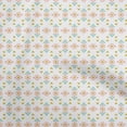 thumbnail image 1 of oneOone Cotton Poplin White Fabric Geometric Diy Clothing Quilting Fabric Print Fabric By Yard 56 Inch Wide, 1 of 4