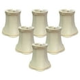 thumbnail image 2 of Royal Designs, Inc. Decorative Trim Scallop Bell Chandelier Basic Shade CS-703EG-6, Eggshell, 3 x 5 x 4.5, Pack of 6, 2 of 5