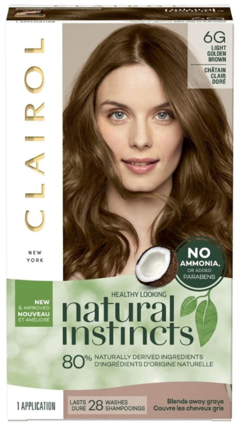 Natural Instincts Permanent Hair Color, [6G] Light Golden Brown 1 Each  (Pack of 2) 