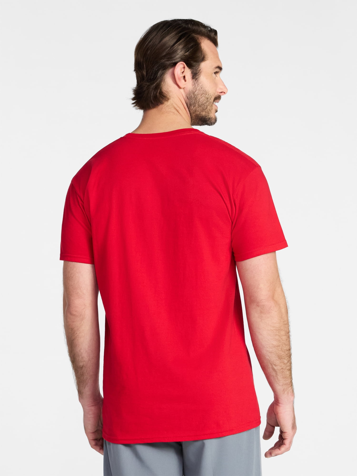 Athletic Works Men's and Big Men's Cotton Active Tee with Short Sleeves, Sizes XS-4XLT