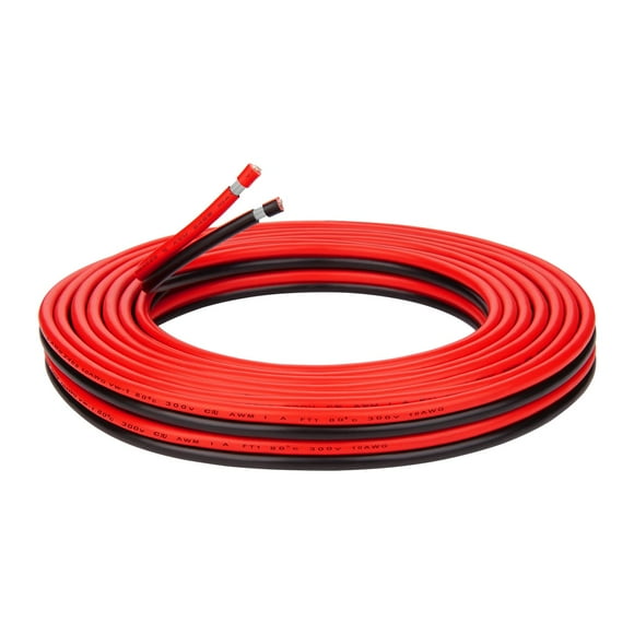 10 Gauge Wire - iGreely 30 FT 10/2 Gauge Tinned Copper Low Voltage Wire Electrical Wire Cable for Solar Panel Car Audio Automotive Trailer Marine Harn
