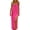624#Hot Pink, variant on Backless Cami Dresses for Women - Sleeveless Spaghetti Strap Maxi Lounge Dress with Back Tie Beige XL