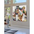 thumbnail image 4 of "Checking Her Out" Painting Print on Wrapped Canvas, 4 of 7