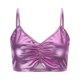 thumbnail image 3 of Gibobby Camiseta sin mangas pequeña con cuello Halter para mujer, traje de baño Sexy con corsé, ajustado, para playa, con escote en V profundo, Halter(Rojo,XG), 3 of 5
