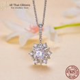 thumbnail image 2 of 3ct Waterdrop Moissanite Necklace Crafted On Genuine Sterling Silver, 2 of 5