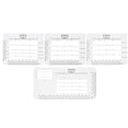 WESIEVYA DIY Envelopes and T You Cards Template PP Material Transparent ...