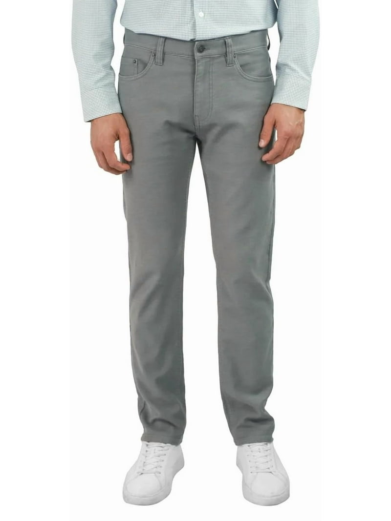 Jachs New York Men's Straight Stretch 5 Pocket Twill Pant (30W x