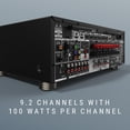 thumbnail image 3 of Receptor Av Onkyo Tx-Rz30 De 9.2 Canales: 100 Vatios Por Canal Dirac Live Out Of Box Funciona Con Certificación Sonos, Certificación Thx Y Más, 3 of 5