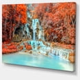 thumbnail image 2 of Rainforest Waterfall Loas - Landscape Photography Canvas Print, 2 of 3