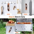 thumbnail image 4 of TempPro TP605W Waterproof Digital Instant Read Meat Thermometer Food Candy Cooking Kitchen Thermometer with Magnet and Backlight (Formerly ThermoPro), 4 of 10