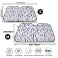 thumbnail image 3 of Fotbe Lavender Flowers Car Windshield Sunshade | Sun Visor Protector Front Window Shade, Keeps Out UV Rays, Keeps Your Vehicle Cool-Small, 3 of 7