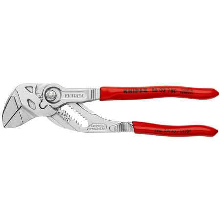 

KNIPEX Pliers Wrenches 7.25in Plastic Coating Chrome Vanadium Jaw Cap 1.5in