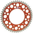 thumbnail image 1 of Renthal TwinRing Rear Sprocket 52 Tooth Orange for Husqvarna TC 250 2014-2018, 1 of 1