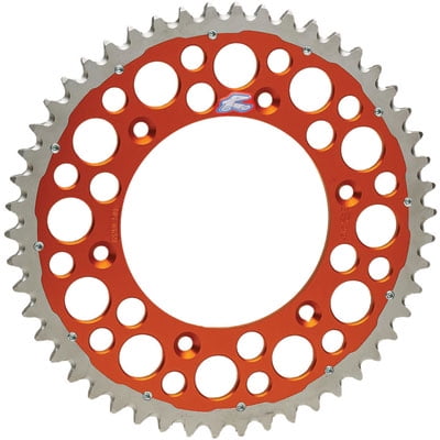 Renthal TwinRing Rear Sprocket 48 Tooth Orange for Husaberg FC450 2004