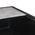 thumbnail image 5 of Ruvati 33-inch Undermount Workstation Granite Composite Kitchen Sink Matte Black - - 33" x 18-1/2" - 33" x 18-1/2, 5 of 5