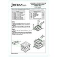 thumbnail image 2 of Jofran Table d'Extrémité Série 940 avec Pieds Droits en Pin Moulin à Ardoises, 2 of 2