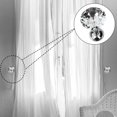 thumbnail image 2 of Colgador de gancho de pared de aleación de zinc Aleación de Zinc Cristal Cortina Hold Backs Tie Back Wall Hook Diamante Holder para Decoración de de Habitación para hogar , # 1 Pteado Magideal Colgador de gancho de pared de aleación de zinc, 2 of 5