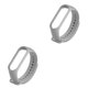 thumbnail image 3 of Correas de Reemplazo Sidaley para MiBand2 TPU Color Sólido Gris 2piezas, 3 of 5