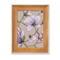thumbnail image 1 of Purple Drawing Art Flower Desktop Wooden Photo Frame Display Picture Art Painting Multiple Sets, 1 of 3