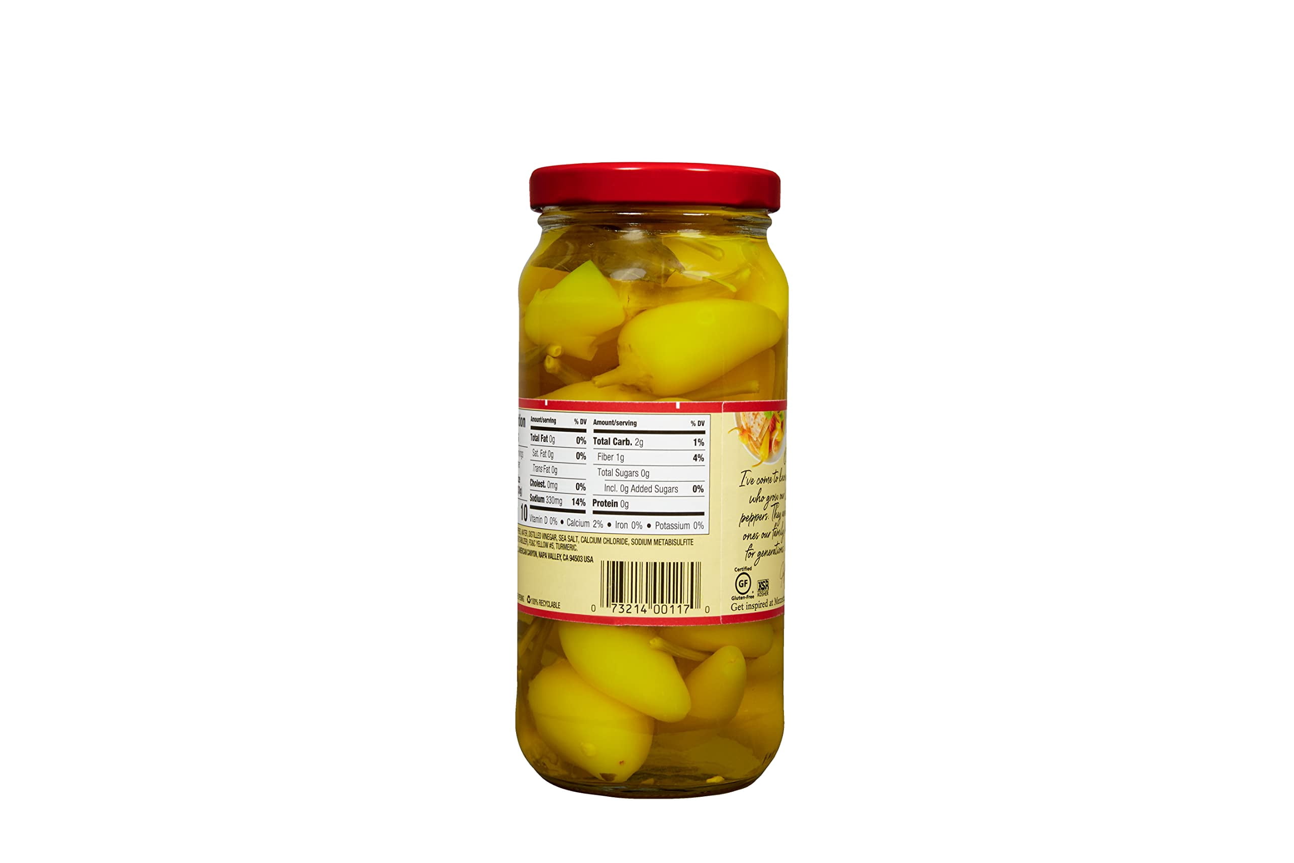 G L Mezzetta Peppers, Hot Chili, 16-Ounce (Pack of 6)