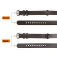 thumbnail image 4 of Uxcell Genuine Leather Watch Band 22mm Quick Release Watch Strap with Black Metal Buckle for Men Women, Dark Brown, 4 of 7