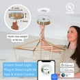 thumbnail image 6 of 5927-MW-SkyX-SkyPlug Smart Plug & Play Lighting Base - Corvus-Matte White Finish, 6 of 7