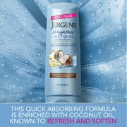 Jergens Wet Skin Body Moisturizer for Dry Skin, In-Shower Body Lotion, Coconut, 10 fl oz