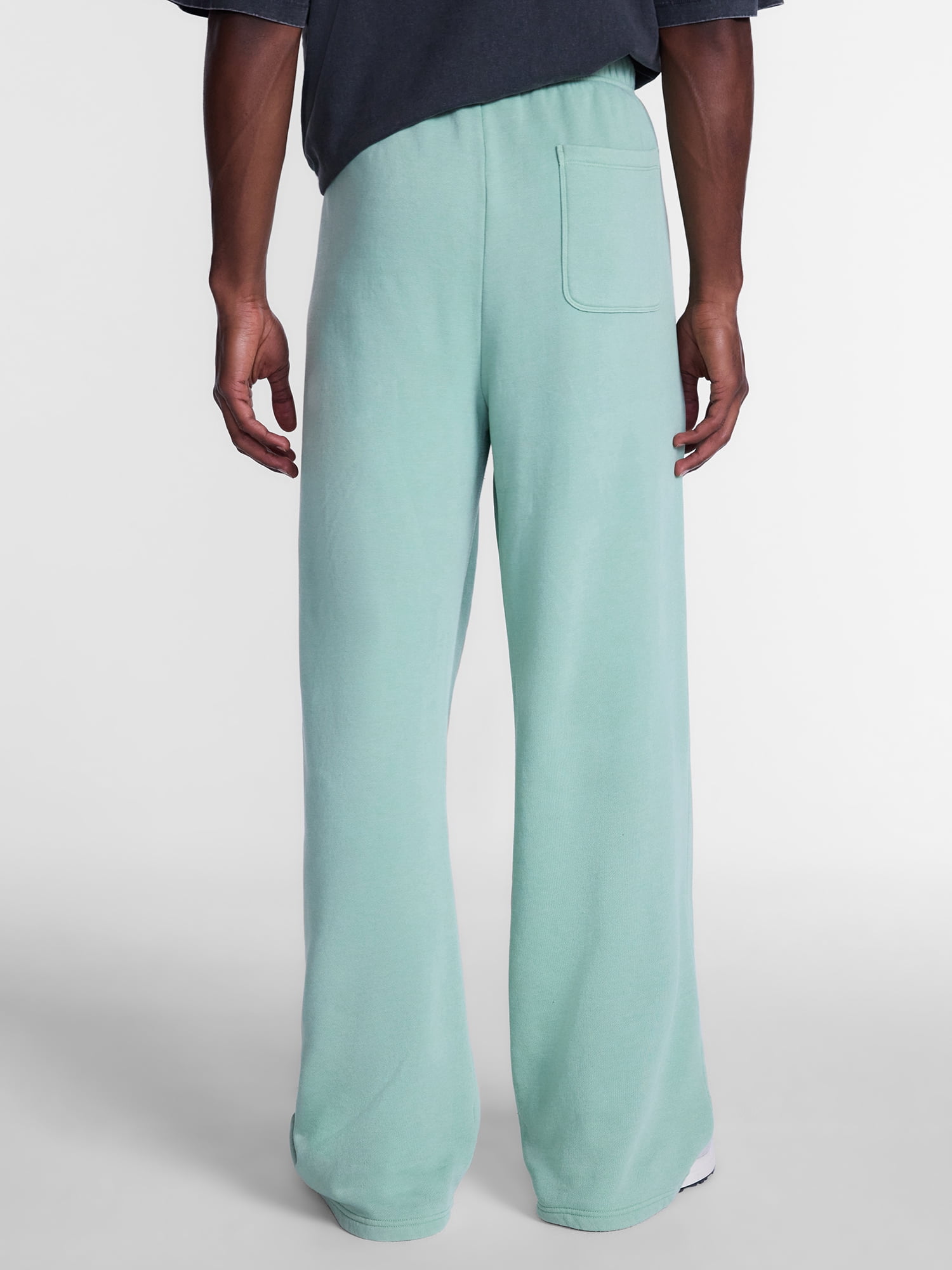 No Boundaries Fleece Open Hem Sweatpants, Men's XS-5XB
