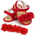 thumbnail image 7 of Infant Baby Girl Shoes Baby Mary Jane Flats Princess Wedding Dress Shoes Crib Shoe for Newborns,Infants,Babies, 7 of 7