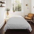 thumbnail image 4 of Grey Striped Large Tapestry for Bedroom Wall Hanging Tapestry,Luxurious White Stripes Modern Abstract Art Ceiling Backdrop Tapestries Poster Blanket Wall Decor for Teens Room Living Room 85" x 90", 4 of 8