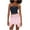 Pink, variant on Skirt for Women Short Pink On Under $10 Fashion Lace Solid Color Multi Layer Lrregular Cake Stacking Skirt