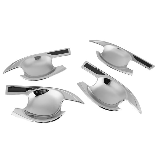 4 piezas de cubierta de manija de puerta plateada ABS para Nissan Sylphy Sentra 2020