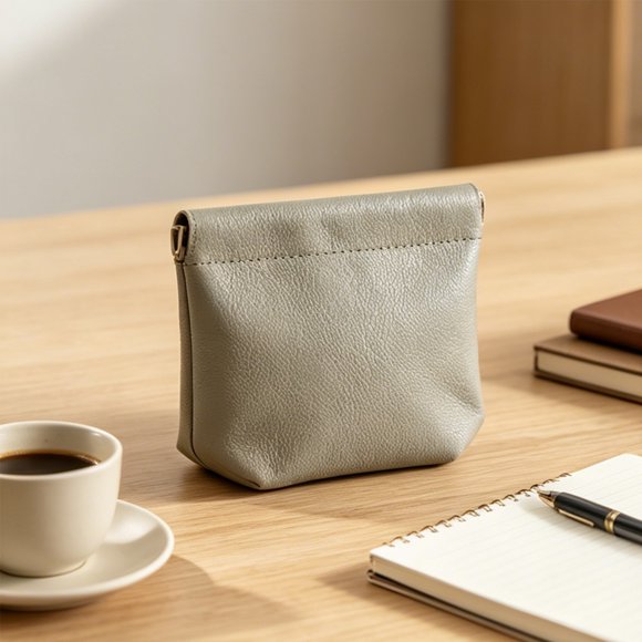 Spring Closure Storage Pouch Earbud Key Jewelry Organizer Bag Small Accessory Coin Purse