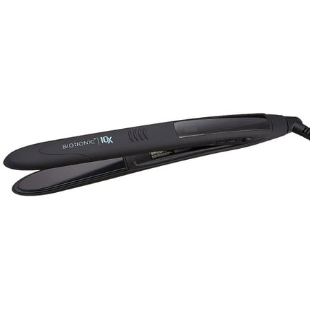 Bio Ionic Luxe 10X Flat Iron Straightener, Black (Best Flat Iron For 4b Hair)