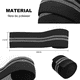 thumbnail image 5 of 1 Par Vendas Para Rodilla Elastica Rodilleras Gym Malubero, Negra con Gris, 5 of 5