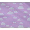 thumbnail image 4 of oneOone Cotton Flex Fabric Raindrop & Clouds Nature Printed Fabric 1 Yard 40 Inch Wide, 4 of 4
