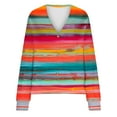 thumbnail image 4 of MeetoTime Cardigans en Tricot pour Femmes Automne 2024, Manches Longues, Col en V, Boutons, Ample, 4 of 5