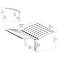 thumbnail image 3 of Palram - Canopia Arizona Breeze Double Wings 19' x 16' Carport - Gray, 3 of 8