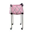 thumbnail image 4 of Siruishop Foldable Tennis Ball Hopper Folding Compact Collector Sturdy Pickleball Cart, 4 of 8