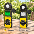 Digital Illuminance Light Meter BT881D (0.01~400,000 Lux) with 270º ...