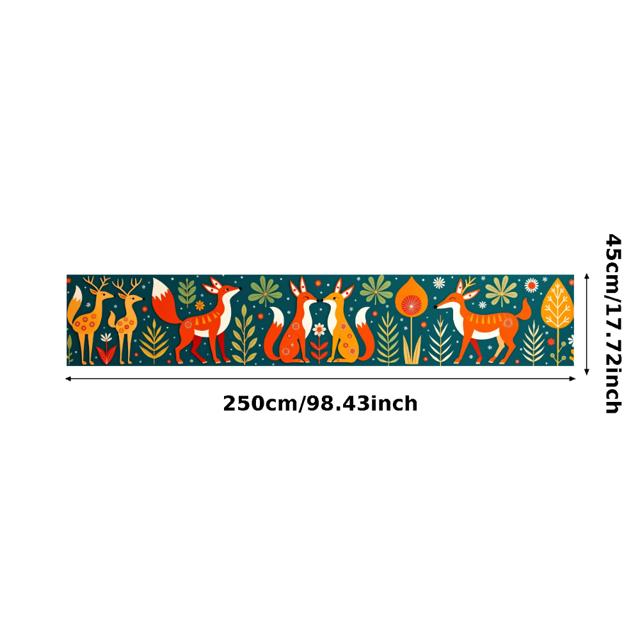 Forest Themed Animal Patterned Backdrop Banner Party Decorations Background for Children Parties Family Gatherings Photography Props Outdoor Events Festival Celebrations