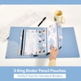 thumbnail image 5 of 2 Pack Flip Folders with Clear PVC Window Binder Pouches 3-Ring Binder Organizer for Office & Home Cute Cat Pattern, 5 of 6