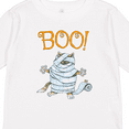 thumbnail image 4 of Inktastic Boo with Mummy Cat Boys or Girls Long Sleeve Toddler T-Shirt, 4 of 5