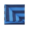 thumbnail image 4 of INSPIRE CHIC Father's Day Men's Stripe Pocket Handkerchief Twill Textured Pocket Squares for Suits Formal Blue and Navy One Size, 4 of 4