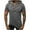 Dark Gray, variant on Hvyesh Mens Hip Hop Ripped Hoodie Tops Short Sleeve Hooded Workout Sweatshirts Casual Athletic Hoodies T-Shirt Pullover